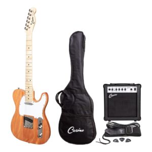 Casino CJD-TL-NGL TE-Style Electric Guitar Set and 15 Watt Amplifier Pack