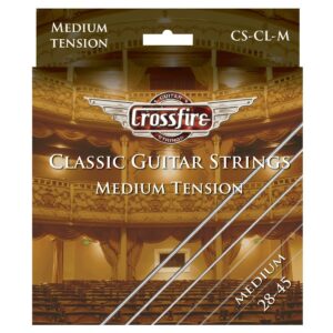 Crossfire Premium Classical Guitar Strings (Medium Tension – Ball End)