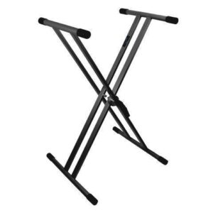 Crown KS-020 Deluxe Heavy Duty X-Style Double Braced Height Adjustable Keyboard Stand