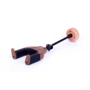 Fretz ‘Woodie’ Long Self-Securing Wall-Mounted Guitar Hanger (Mahogany)