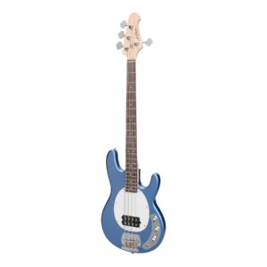 J&D Luthiers JD-EM3-RB 4-String MM-Style Electric Bass Guitar