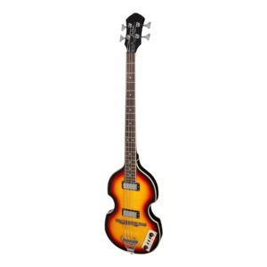 J&D Luthiers JD-BB10-TSB 4-String Violin-Style Electric Bass Guitar