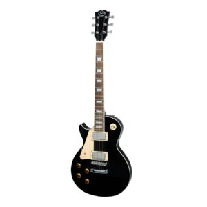 J&D Luthiers JD-DLPL-BLK LP-Style Left Handed Electric Guitar