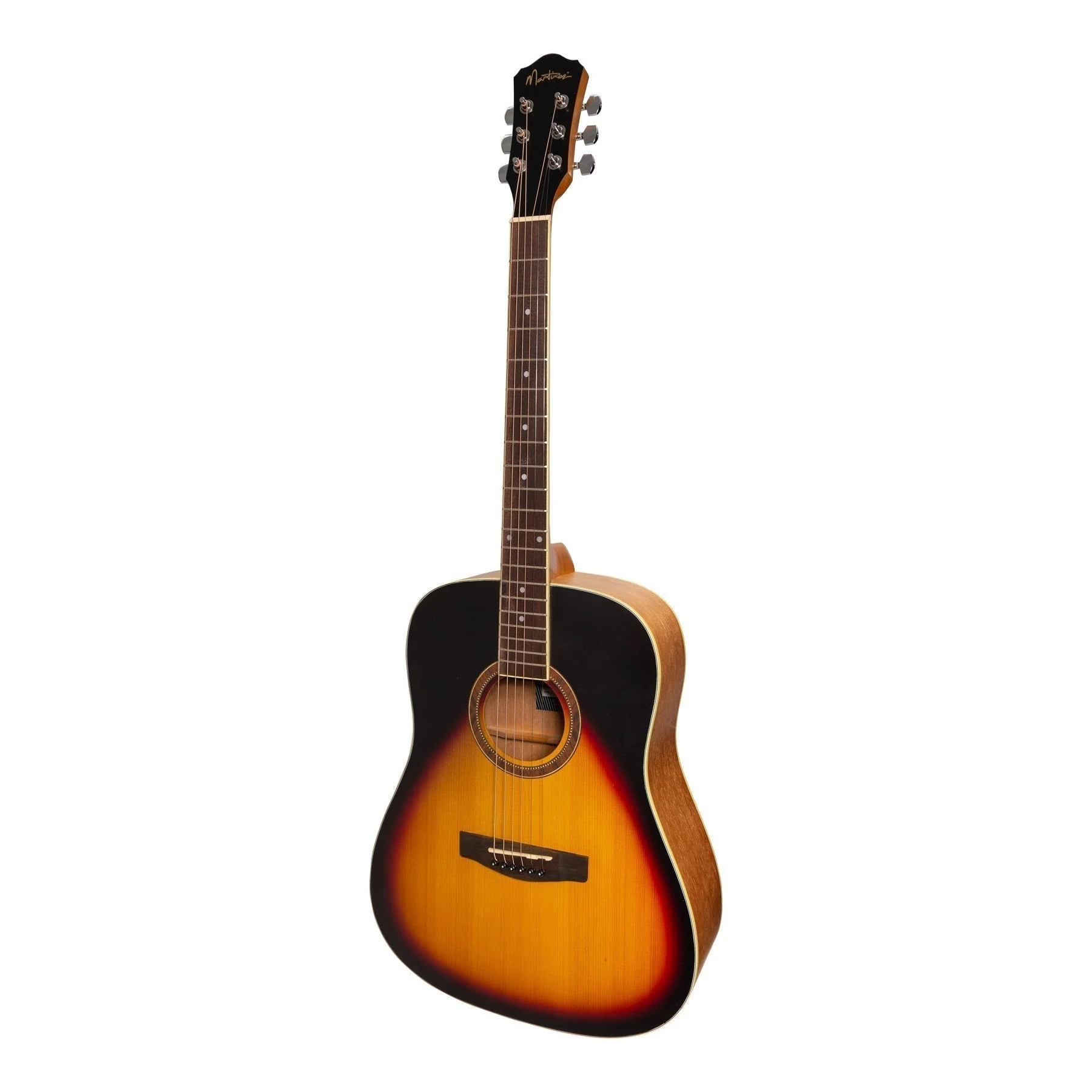 Martinez '41 Series' Dreadnought Acoustic Guitar Pack (Spruce/Jati-Wood)