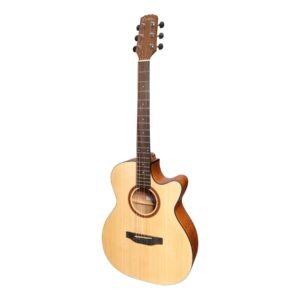Martinez MNFC-15-SOP ‘Natural Series’ Spruce Top Acoustic-Electric Small Body Cutaway Guitar