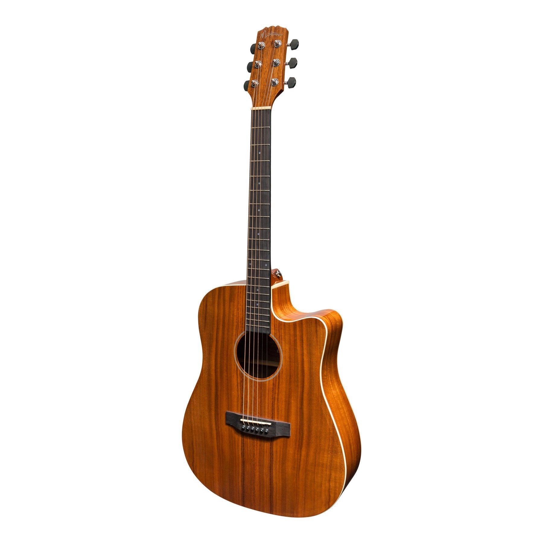 Martinez 'Southern Star Series' KoSolid Top Acoustic-Electric Dreadnought Cutaway Guitar