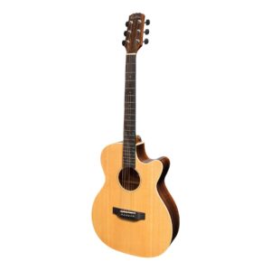 Martinez MFPC-7C-NGL ‘Southern Star Series’ Spruce Solid Top Acoustic-Electric Small Body Cutaway Guitar