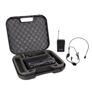 Soundart SWS-90-BP Lavalier / Headset Wireless Microphone Set with Lapel and Headset Mics