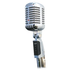 Soundart SGM-V50C-CHR CONDENSER ‘ELVIS’ MICROPHONE with Deluxe Carry Case