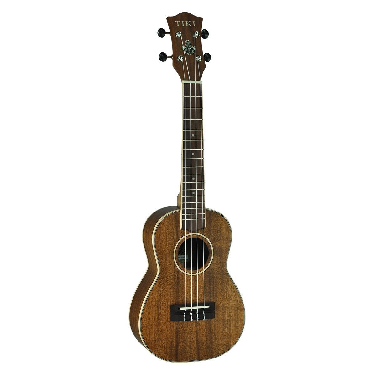 The Tiki TKC-9-NST '9 Series' KoSolid Top Concert Ukulele with Hard Case