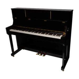 CROWN CDP-901-BLK UPRIGHT DIGITAL PIANO (Gloss Black)