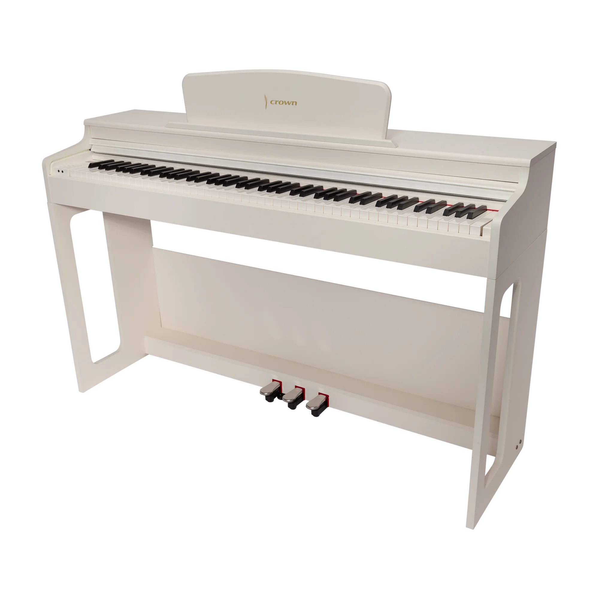 CROWN CDP-906-BLK UPRIGHT DIGITAL PIANO (White)