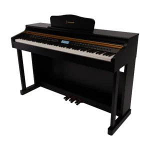 CROWN CDP-913-BLK UPRIGHT DIGITAL PIANO (Black)
