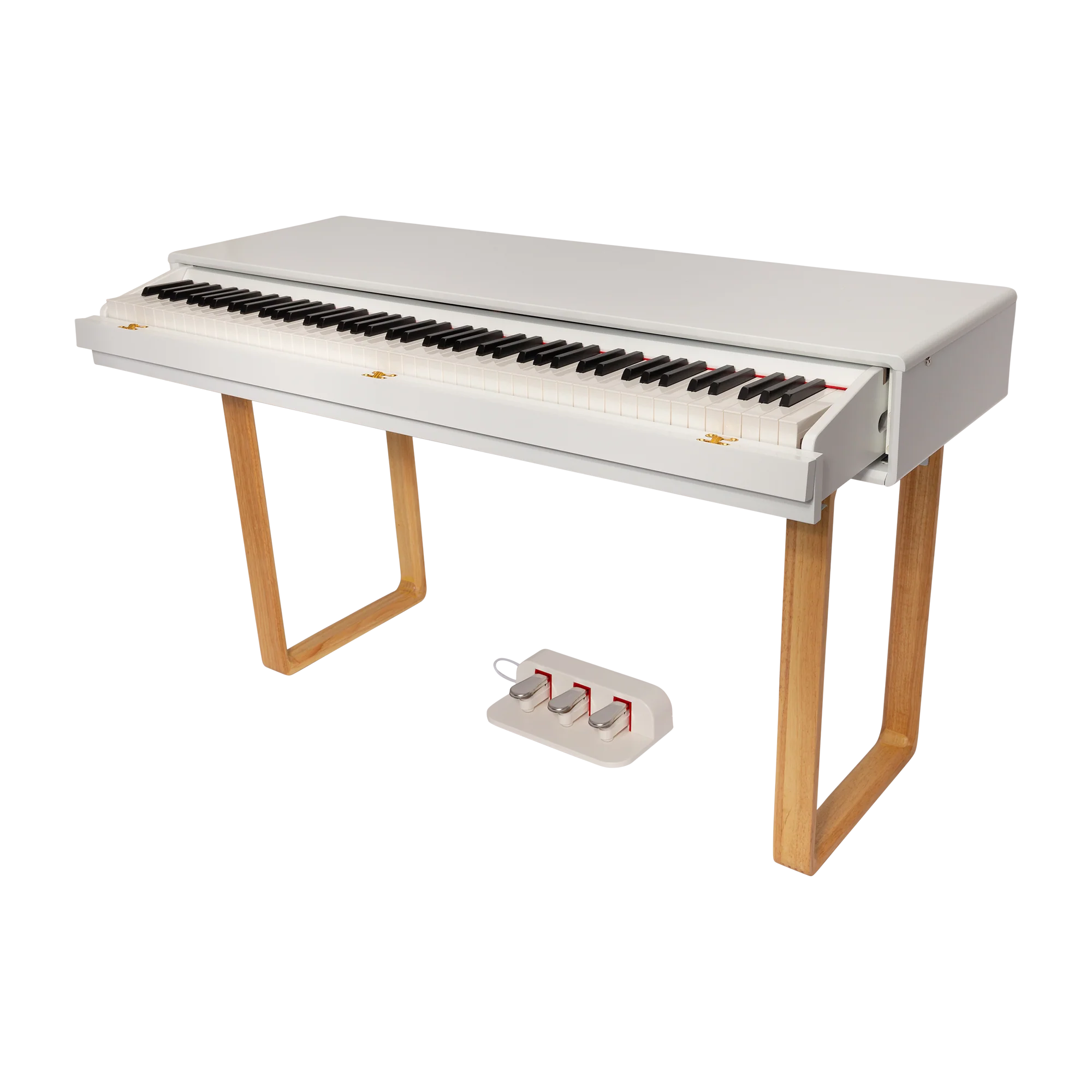 CROWN CMPD-801-WHT UPRIGHT DIGITAL PIANO (White)