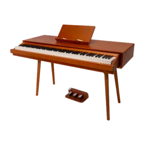 CROWN CMDP-909-WDG UPRIGHT HIDEAWAY DIGITAL PIANO (Solid Walnut)