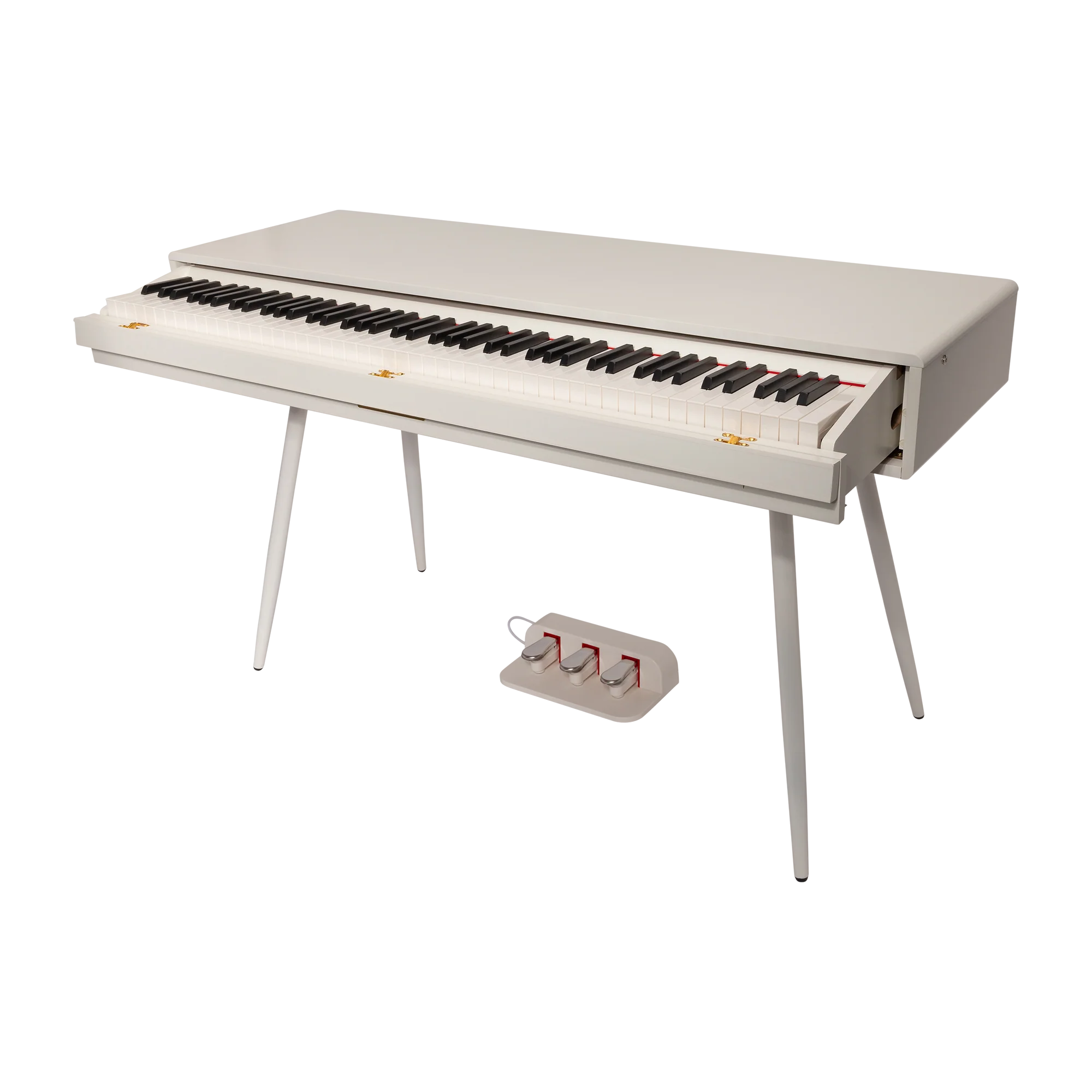 CROWN CMDP-916-WHT UPRIGHT HIDEAWAY DIGITAL PIANO (White)