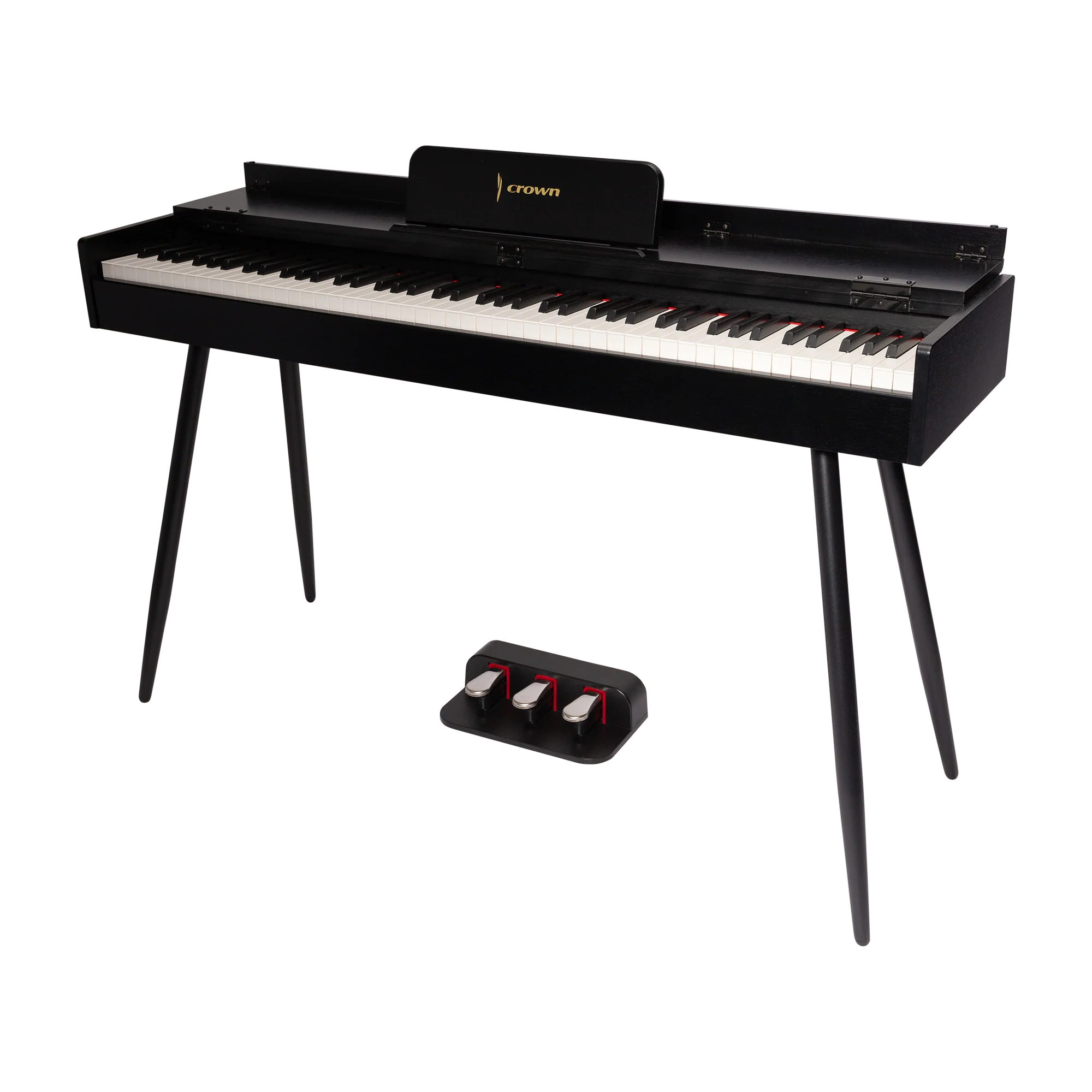CROWN CMDP-919-BLK 88 NOTE PORTABLE DIGITAL PIANO (BLACK)