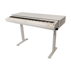 CROWN CMPD-822 HEIGHT ADJUSTABLE HIDEAWAY DIGITAL PIANO (White)