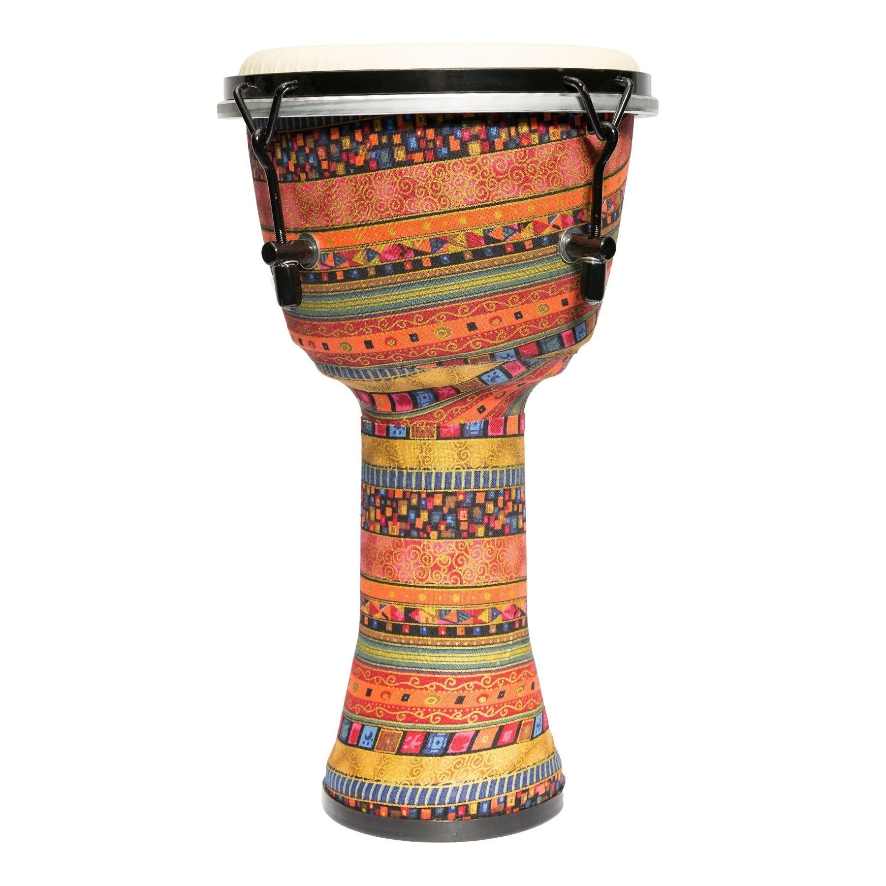 Drumfire 8" Tuneable Synthetic Head Djembe (Multicolour)