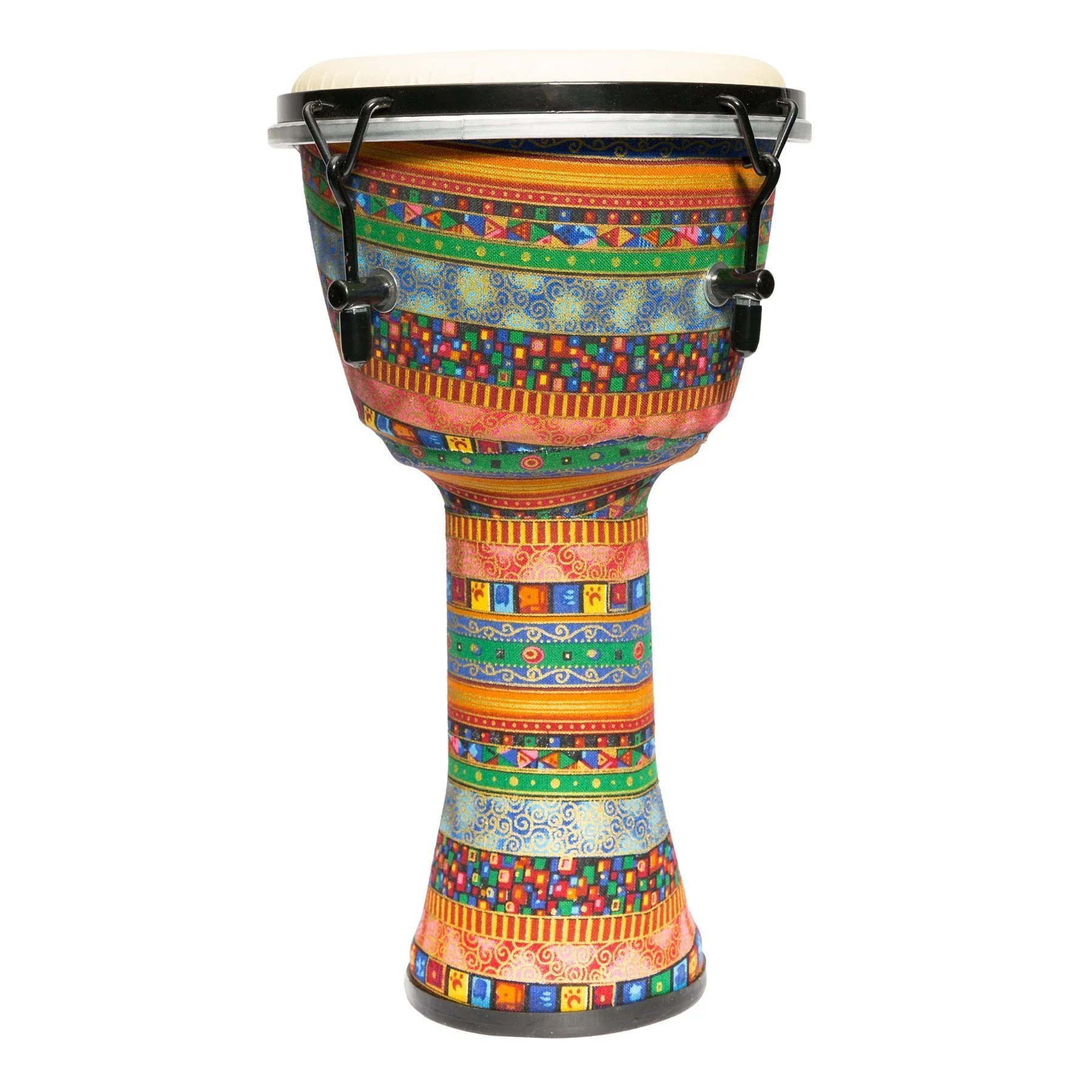 Drumfire 8" Tuneable Synthetic Head Djembe (Multicolour)