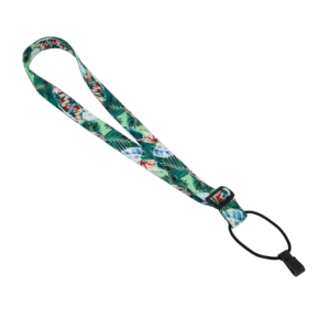 Fretz 1″ Print Neck Ukulele Strap Green