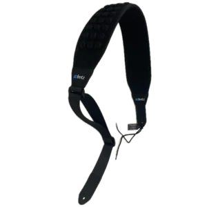 Fretz FGST-SR1-BLK Neoprene 3.3″ Cushion Guitar Strap (Black)