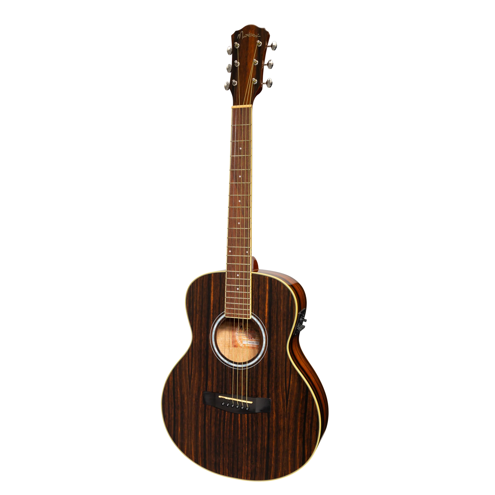 Martinez '51 Series' Left Handed Acoustic-Electric Short Scale Guitar Amara (Gloss)