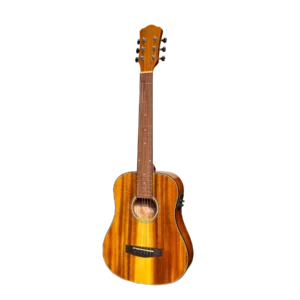 Martinez ’51 Series’ Left Handed Acoustic-Electric Babe Traveller Guitar Koa (Gloss)
