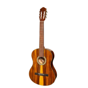 Martinez ’51 Series’ 4/4 Size Electric Classical Guitar Teakwood (Gloss)