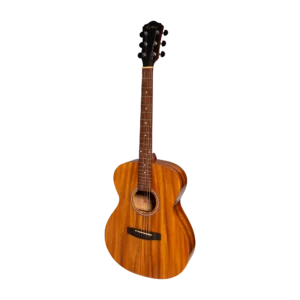 Martinez Left Handed Acoustic-Electric Gloss Small Body Guitar (Koa)