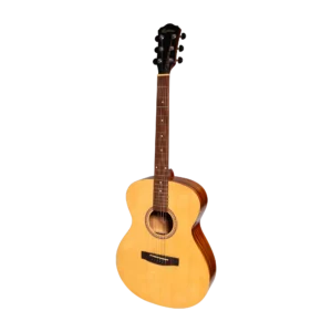 Martinez Acoustic-Electric Gloss Small Body Left Handed Guitar (Spruce/Koa)