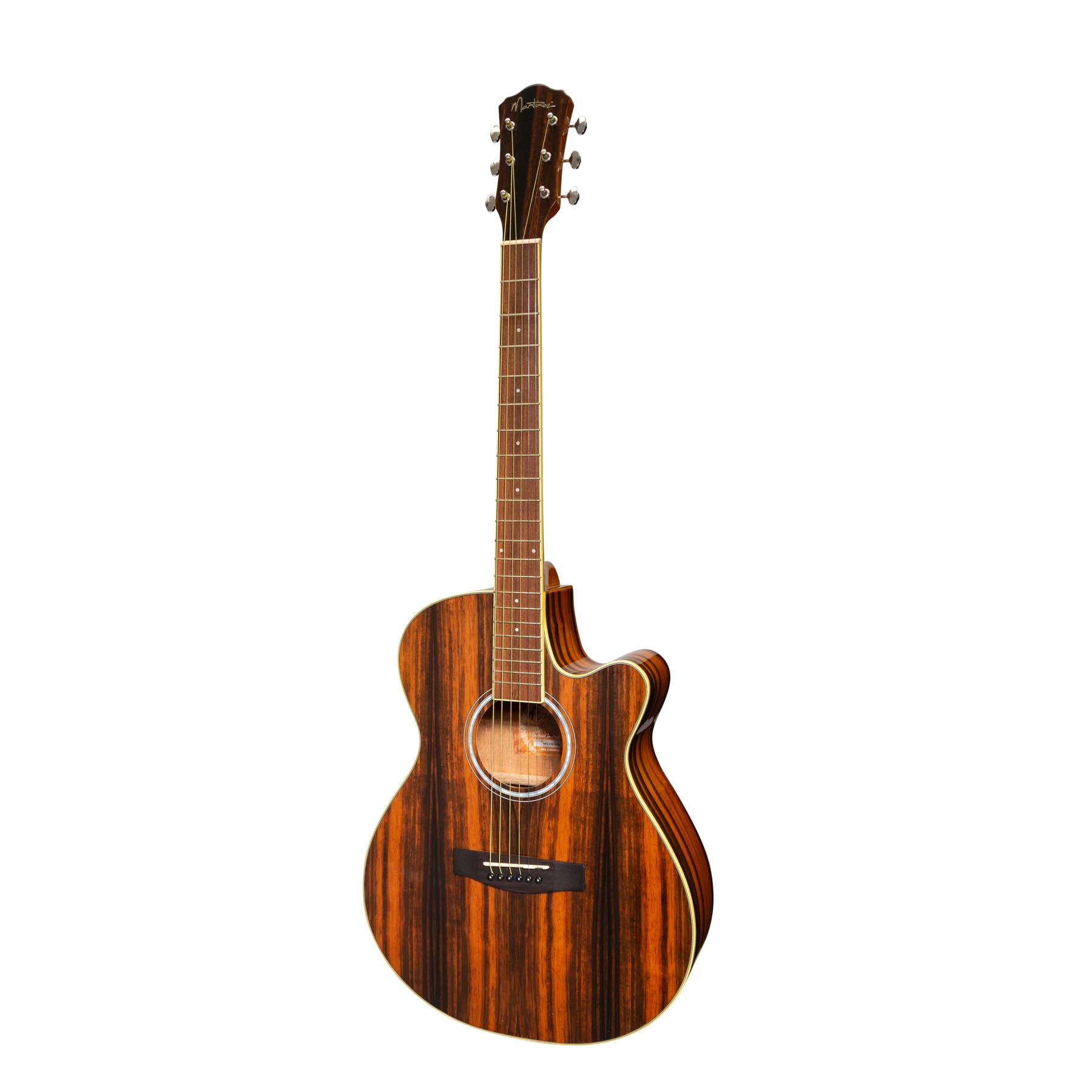 Martinez '51 Series' Folk Size Cutaway Acoustic-Electric Guitar Amara (Gloss)
