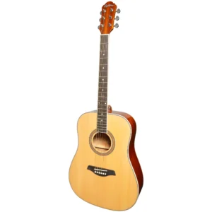 Martinez ’41 Series’ Dreadnought Acoustic Guitar Gloss Finish (Natural Gloss)