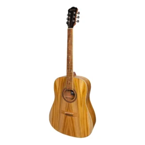 Martinez ’41 Series’ Dreadnought Acoustic Guitar with Built-in Tuner (Jati-Teakwood)