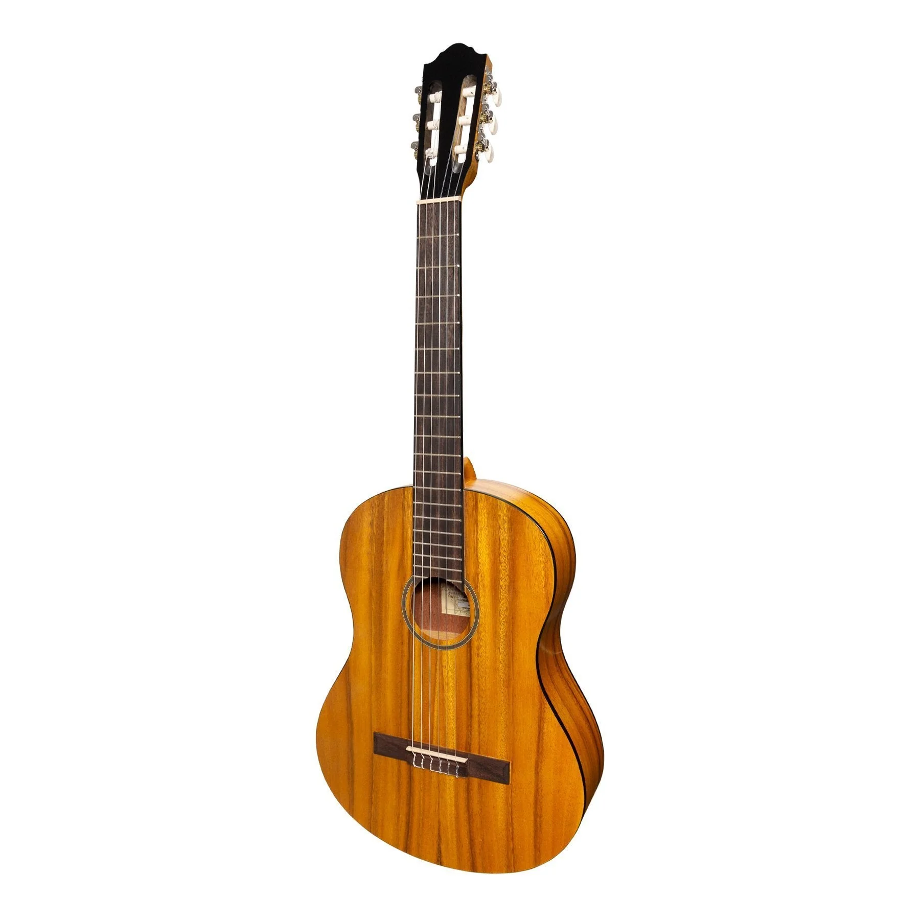 Martinez Full Size Student Classical Guitar with Built In Tuner (Koa)