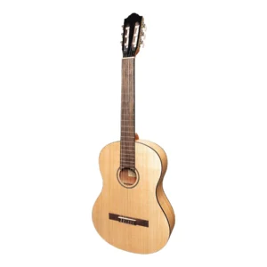 Martinez Full Size Student Classical Guitar with Built In Tuner (Mindi-Wood)