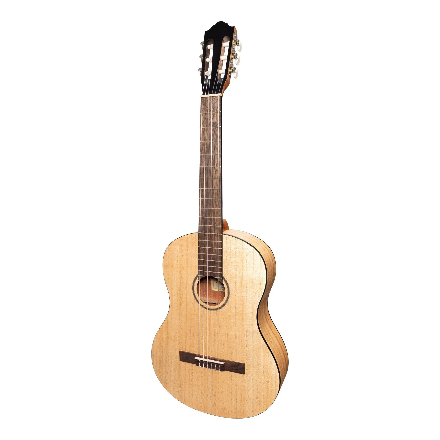 Martinez Full Size Student Classical Guitar with Built In Tuner (Mindi-Wood)