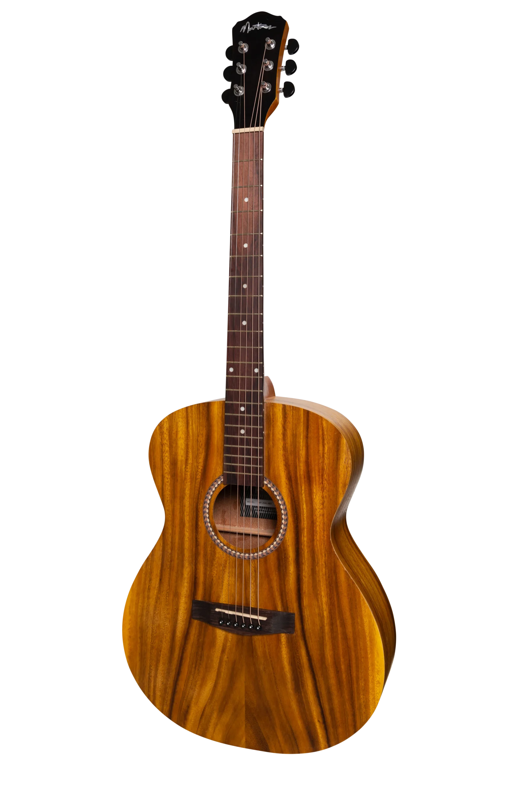 Martinez Left Handed Acoustic Small Body Guitar (Koa)