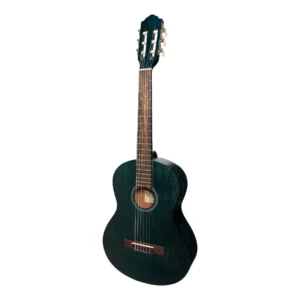 Martinez ‘Slim Jim’ 3/4 Size Student Classical Guitar with Built In Tuner (Blue)