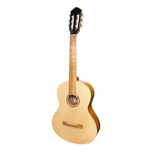 Martinez ‘Slim Jim’ 3/4 Size Student Classical Guitar with Built In Tuner (Spruce/Jati-Teakwood)