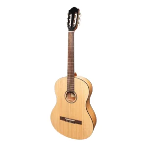 Martinez ‘Slim Jim’ Full Size Electric Classical Guitar with Pickup/Tuner (Mindi-Wood)
