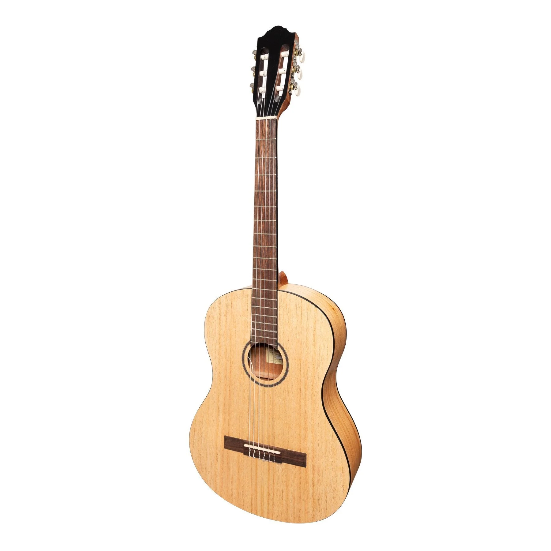 Martinez 'Slim Jim' Full Size Electric Classical Guitar with Pickup/Tuner (Mindi-Wood)