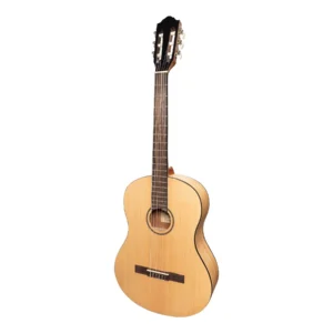 Martinez ‘Slim Jim’ Full Size Student Classical Guitar with Built In Tuner (Spruce/Mahogany)