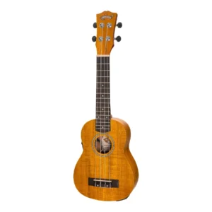 Mojo ‘A30 Series’ All Acacia Electric Soprano Ukulele with Built-in Tuner (Natural Satin)