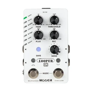 Mooer Dual Footswitch ‘Looper X2’ Stereo Looper Guitar Effects Pedal