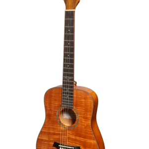Ranch Flame Maple Top Acoustic Babe Traveller Guitar (Natural Gloss)