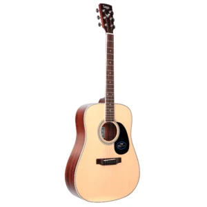 Saga ‘700 PRO Series’ Solid Top Dreadnought Acoustic Guitar (Natural)