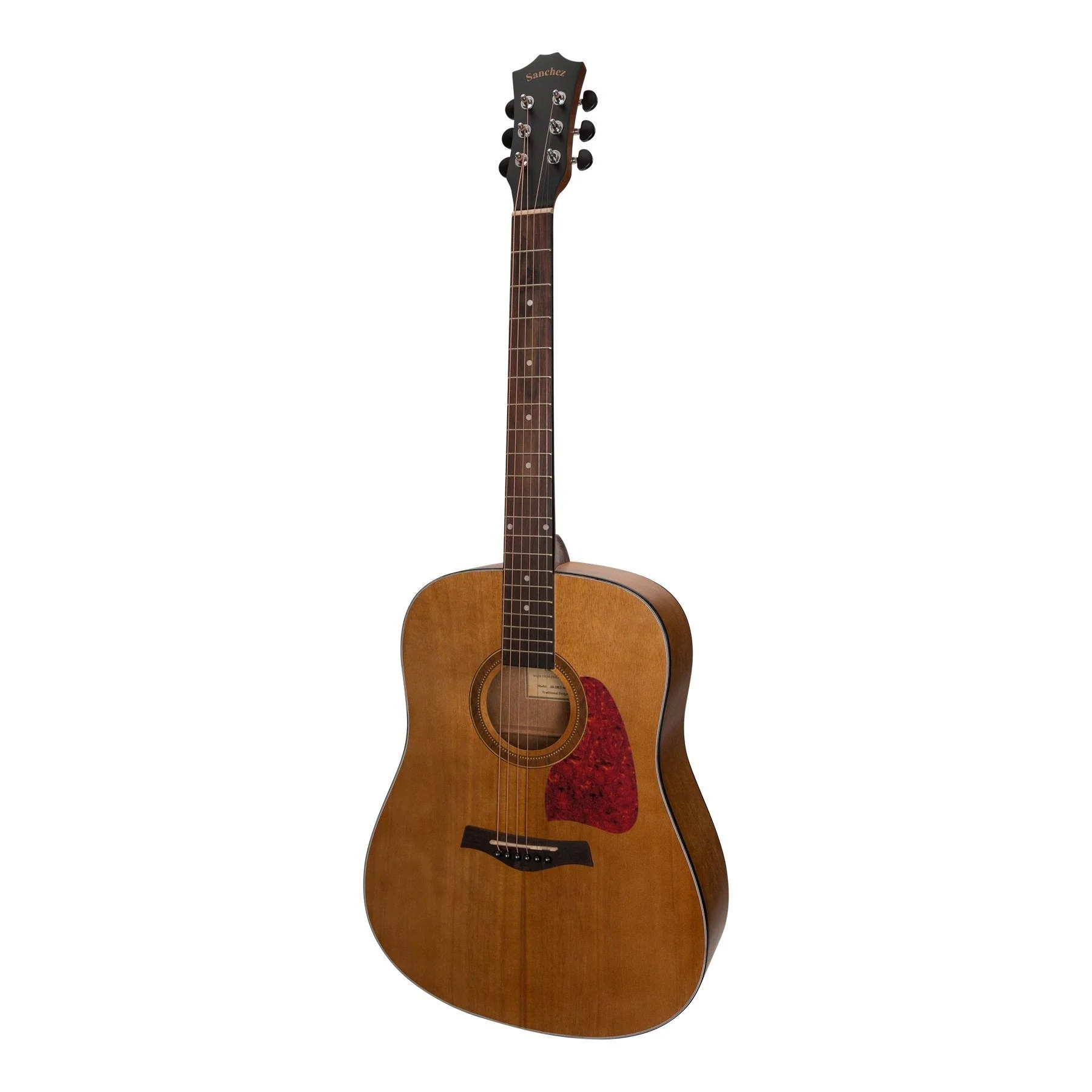 Sanchez Acoustic-Electric Dreadnought Guitar Pack (Acacia)