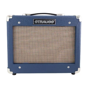 Strauss ‘Legacy’ 15 Watt Solid State Guitar Practice Amplifier (Blue)
