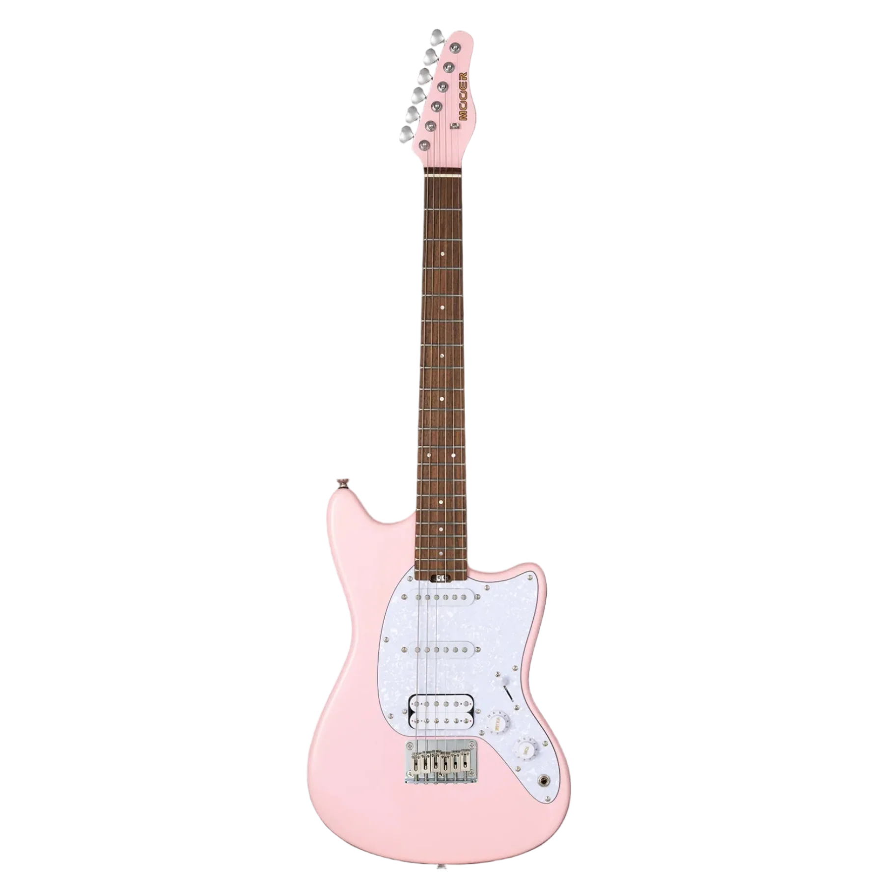 MOOER MLT10 OFFSET LIGHT ELECTRIC GUITAR (CANDY PINK)